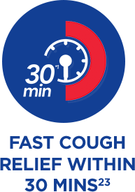 fast cough relief within 30 mins
